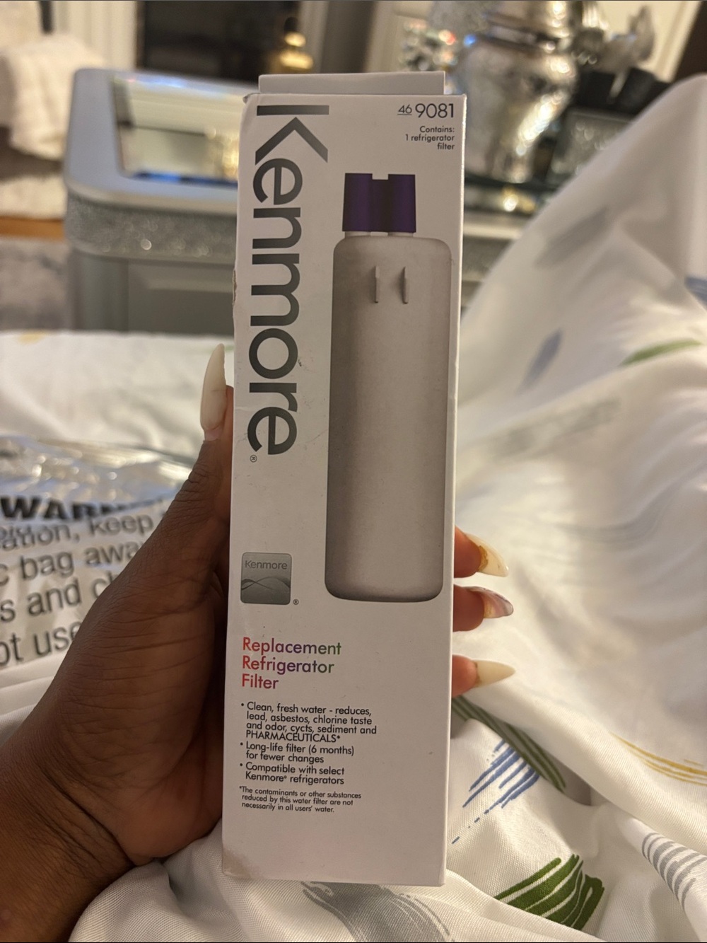 Kenmore White Replacement Refrigerator Water Filter - Model 9081